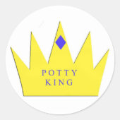 Potty King Sticker (Voorkant)