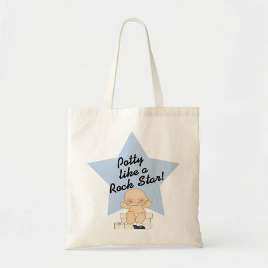 Potty like a Rock Star Tote Bag (Voorkant)