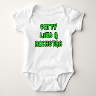 Potty like a Rockstar Romper