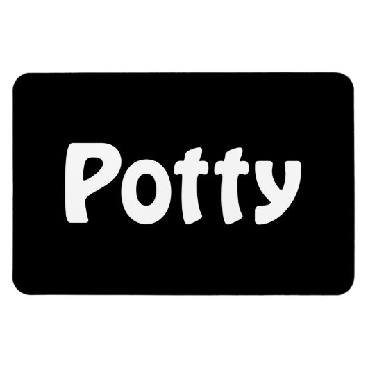 Potty Magneet (Horizontaal)