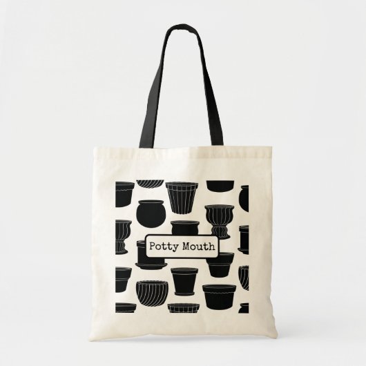 Potty Mouth Canvas tas (Voorkant)