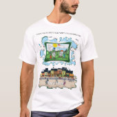 Potty Mouth | Satirische Humor Witte T-Shirt (Voorkant)