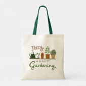 Potty over tuinieren ontwerp tote bag (Achterkant)