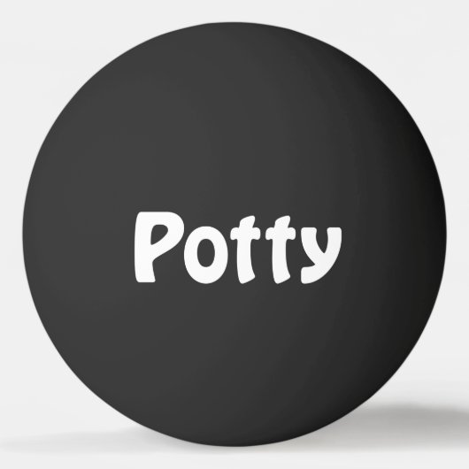 Potty Ping Pong Ball (Achterkant)