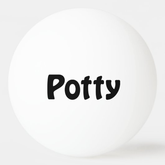 Potty Pingpongbal (Achterkant)