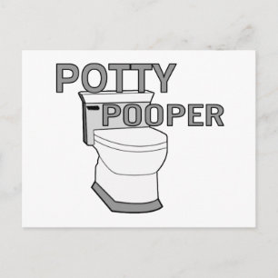 Potty Pooper Briefkaart