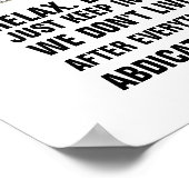 POTTY PROTOCOL zonder lijst Poster (Hoek)