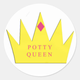 Potty Queen Sticker