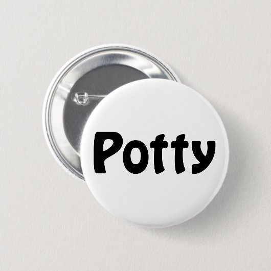 Potty Ronde Button 5,7 Cm (Voorkant /achterkant)