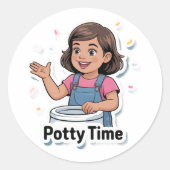 Potty Time stickers (Voorkant)