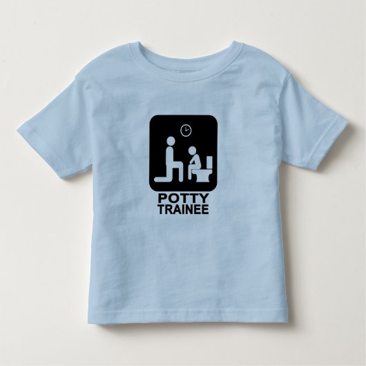 Potty Trainee Kinder - Licht Kinder Shirts (Voorkant)
