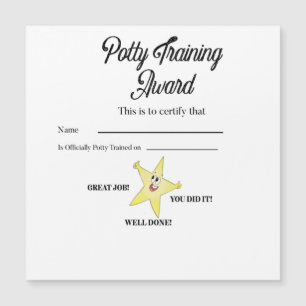Potty Training Award