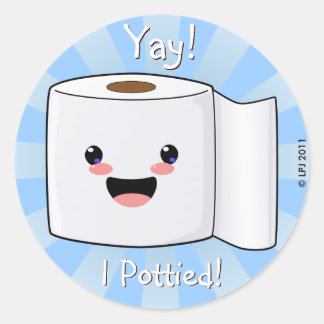 Potty Training Beloning Petey TP Stickers