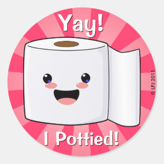 Potty Training Beloning Petey TP Stickers