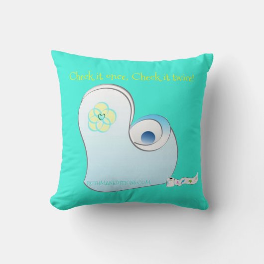 Potty Training Poop~A~Doo Pillow Kussen (Voorkant)