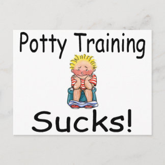 Potty Training Sucks Briefkaart