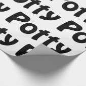 Potty Wrapping Paper Cadeaupapier (Hoek)