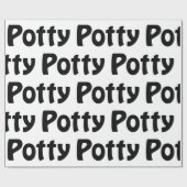 Potty Wrapping Paper Cadeaupapier (Vlak)