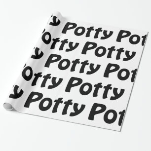 Potty Wrapping Paper Cadeaupapier