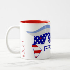 POTUS19 Trump 2020 Two-Tone Coffee Mok