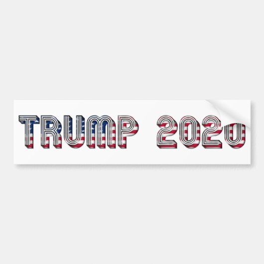 POTUS Donald Trump Presidentiële kandidaat 2020 Bumpersticker (Voorkant)