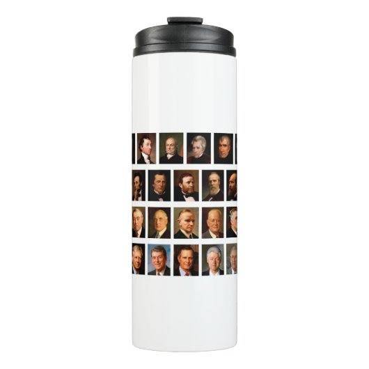 POTUS Portraits Thermal Tumbler Thermosbeker (Voorkant)
