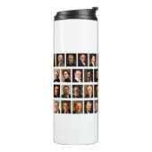 POTUS Portraits Thermal Tumbler Thermosbeker (Gedraaid links)