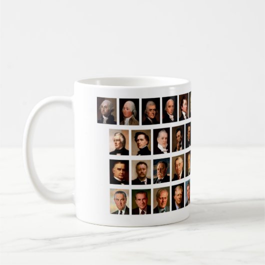 POTUS Portretten Mok (Links)