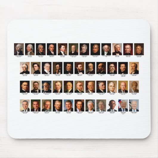 POTUS Portretten Muismat (Voorkant)