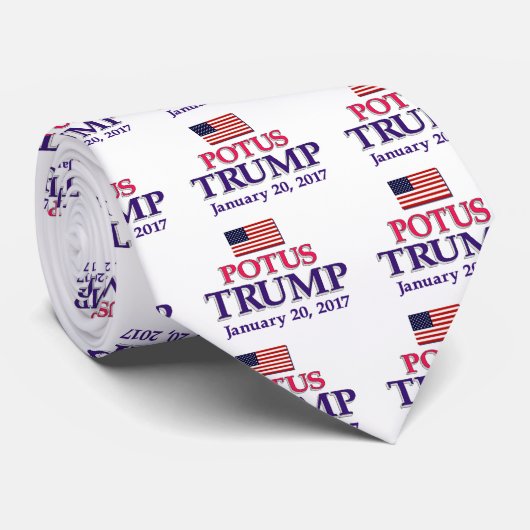 POTUS Trump Stropdas (Opgerold)