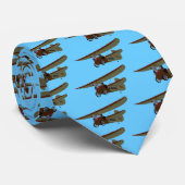 Pou-du-Ciel blue Stropdas (Opgerold)