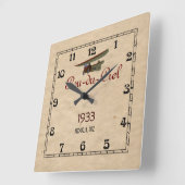 Pou-du-Ciel Vierkante Klok (Hoek)