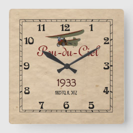 Pou-du-Ciel Vierkante Klok