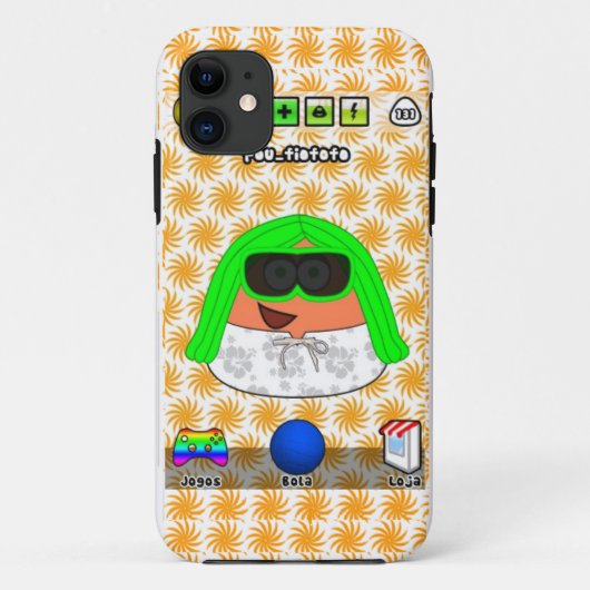 Pou Fiofofo Aangepaste iPhone 5 Case-Mate iPhone Case (Achterkant)