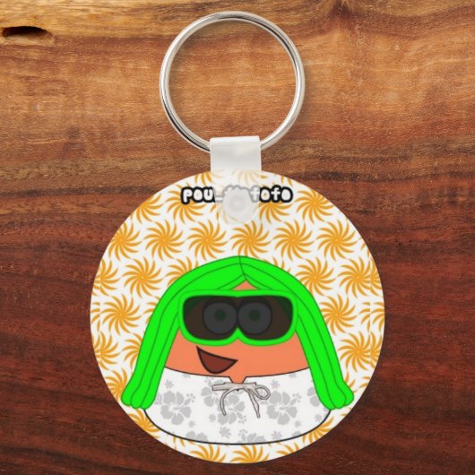Pou Fiofofo Sleutelhanger (Voorkant)