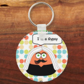 Pou Gypsy Basic Button Sleutelhanger (Voorkant)