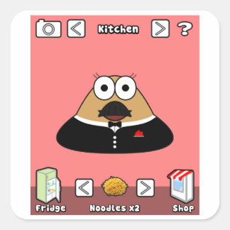 Pou hitle sticker