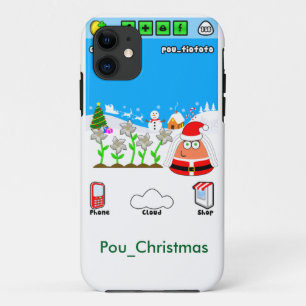 Pou_Kerstmis Case-Mate iPhone Case