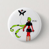 Pou Ronde Button 5,7 Cm (Voorkant)