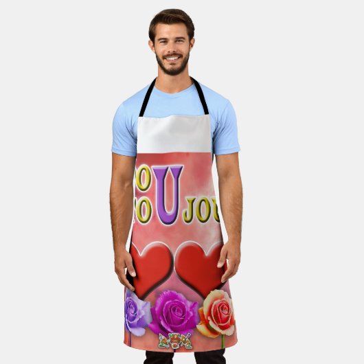 Pou Toujou Schort (Gedragen)