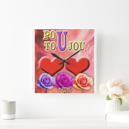 Pou Toujou Vierkante Klok (Huis)