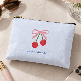 Pouch | Kersen Coquette Strikje Mooie Illustratie Etui