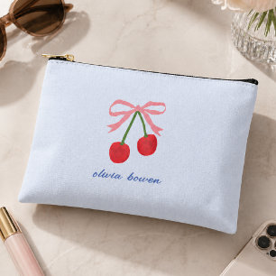 Pouch Kersen Coquette Strikje Mooie Illustratie Etui