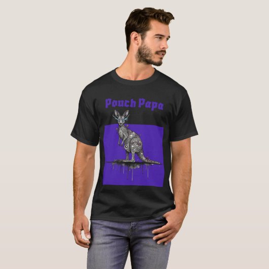 Pouch Papa T-shirt (Voorkant volledig)