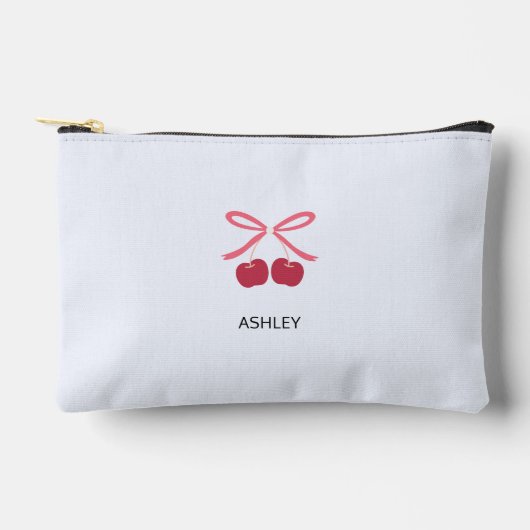 Pouch | Zoete Kersen Strik Cute illustratie Etui (Voorkant)