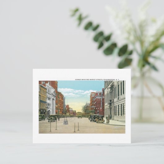 Poughkeepsie, NY Briefkaart (Staand voorkant)