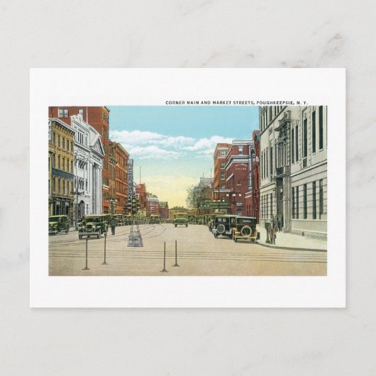 Poughkeepsie, NY Briefkaart (Voorkant)