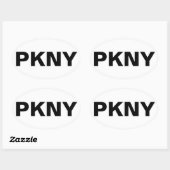 POUGHKEEPSIE OVALE STICKER (Vel)