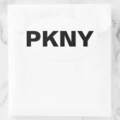 POUGHKEEPSIE OVALE STICKER (Tas)