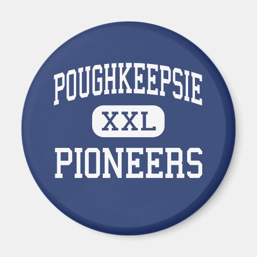 Poughkeepsie - Pioniers - Hoog - Poughkeepsie Magneet (Voorkant)
